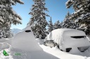 Voiture ensevelie sous la neige