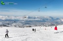 Piste de ski  sur la vallée de Grenoble