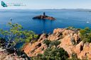 L'île d'Or, vue du Cap Dramont Saint-Raphaêl