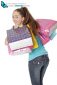 Jeune fille shopping girl