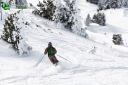 Skieur piste Chamrousse