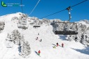 ski en  station de sport d'hiver
