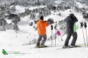 skieurs sur les pistes